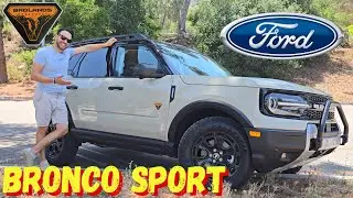 Brand new 2025 Ford Bronco SPORT Badlands Sasquatch Most rugged compact SUV ? 360-degree car review