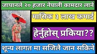 working visa in Japan for Nepali  | Japanese working visa for Nepali | Japan work visa
