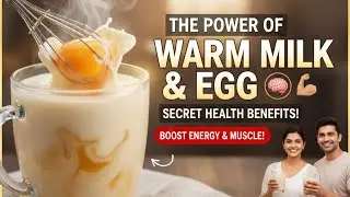 ​Drinking Raw Egg in Warm Milk: Secret Benefits for Strength and Energy