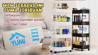 UNBOXING DAN REVIEW RAK SUSUN SERBAGUNA YUMI BAGUS CUMA 20 RIBUAN | CARA MERAKIT RAK SUSUN SERBAGUNA