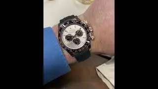 New Rolex Daytona in Everose on Oysterflex - Sundust dial