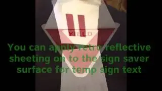 Sign Saver Temporary Sign Text Coating