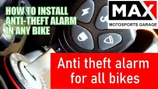 Anti theft alarm for all bikes | central locking system full installation | pulsar modified | 2020