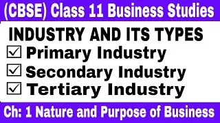 Video #8 || Industry and its Types || Class 11 Business Studies By Sunil Adhikari ||