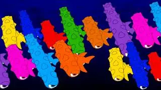 KadeJanes641 Animation Studios Spiky Hammerhead Shark Migration Background Screensaver