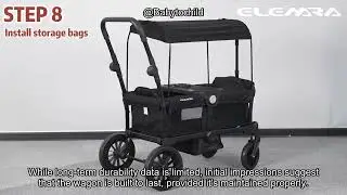 ELEMARA Wagon Stroller Review: Can It Keep Two Kids Safe and Comfortable.