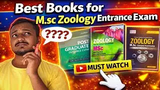 🔴 Best Books for MSc Zoology Entrance Exam  | CUET PG, DU, BHU, HCU 📚| BHU Msc zoology entrance exam