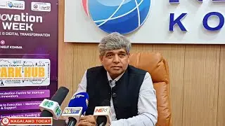 NIELIT DG Dr. Tripathi Unveils Vision for NE Tech Hub | Kohima Innovation Week Press Briefing
