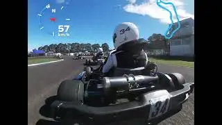 VCS rd5 Hamilton kart club, Des Harral, KA3 Junior Heavy Final, Ka100 Parolin LeMans