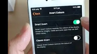 iPhone 6 / 6+ iOS 12: How to Enable / Disable Screen Invert Color / Negative Color