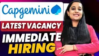Capgemini Recruitment 2023 | Latest Job Vacancy 2023 | Capgemini Hiring 2023 | Jobs 2023