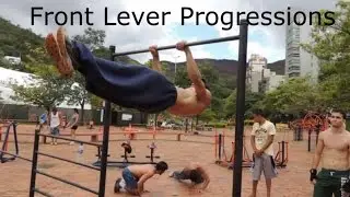 Front Lever Progressions - BH Bars (Tutorial)