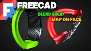 FreeCAD Curves Workbench Tutorial &ndash; Map on Face & Blend Solid (Garlic Slicer)
