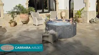 Lay-Z-Spa&reg; Carrara  | Energy-efficient foam wall hot tub with UltraFit&trade; pump and WiFi control