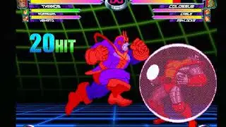 MvC2 Thanos/Morrigan double infinite