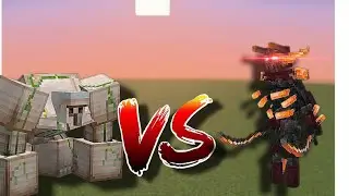 Mutant iron golem vs Fire mutant wither skeleton Minecraft bedrock