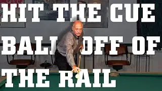 How to Play the Cue Ball off the Rail  Cue Tips w/ Mike Sigel