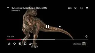 Carnotaurus pronatus nublarensis roar