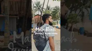 MALPE BEACH DURING MONSOON | Malpe beach St. Mary's Island #malpe #malpebeach #udupi #travel