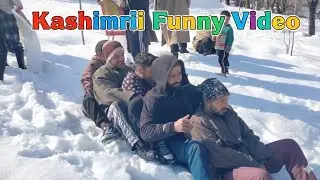 Snow Kashmiri funny video 😜😜 #viral 