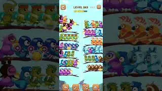 BIRD SORT 2 COLOR PUZZLE GAME🐦      LEVEL 263