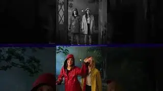 Stranger Things Bloopers Vs the Real Scene #shorts