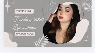 Trending eyemakeup 2026 |Easy tutorial for beginners #foryou #makeup #shorts  #eyemakeup #cutcrease 