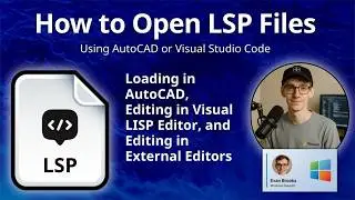How to Open LSP Files (AutoCAD LISP Script)