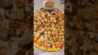 #ad 500₹ Wala Pizza Sirf 300₹ Mei😱‼️ 5 Chicken Feast Pizza #shorts