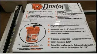 Duststopper Dust Collection Bucket Lid Unboxing and Review