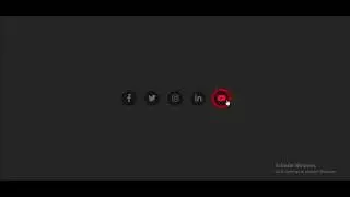 How To Create Glowing Social Media Icons Using Html,Css