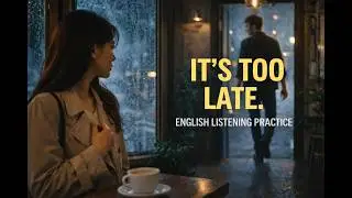 IT’S TOO LATE 💔 | Native English Listening Practice | Emotional story | B1