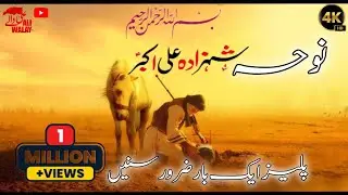 🌼نوحہ____💔 جناب شہزادہ علی اکبر 🥀        •——————•°•✿•°•——————•