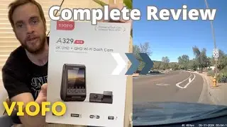 Видеорегистратор VIOFO A329S 4K 60FPS, передняя и задняя камеры | Улучшенная версия с A229 #рекла...
