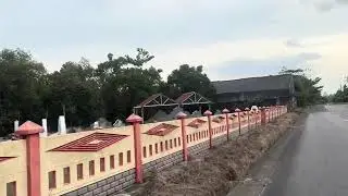 Laid-Back Motorcycle Ride Through City and Rural Areas