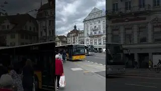 Lucerne Switzerland #travel #trending #bus #lucerne #switzerland #swiss #swissbeauty