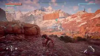 Horizon Zero Dawn - Two Thunderjaws Fighting
