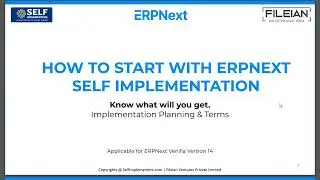 2. How to Start ERPNext Implementation | Guide to Setting Up ERPNext | Implement at $1650 Only