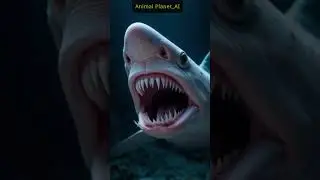 The Shark That LAUNCHES Its Face! Goblin Shark Jaw Dropping)  #animalplanet #animals