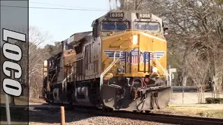 Union Pacific and Norfolk Southern GEs on the NS Coastal Division!