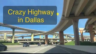 Crazy Multilevel Highway in Dallas #travel #tips