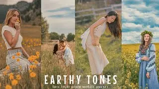 EARTHY TONES Lightroom Presets | Earthy Nature Filters | Presets for Outdoor Photography | Free DNG