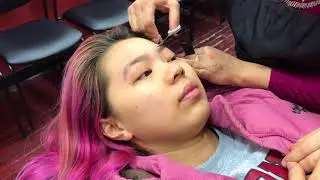 Threading Eyebrows in Chicago (VEDIF#18) | cocohong