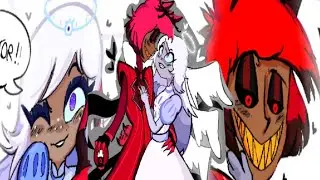 EMILY x ALASTOR estan hablando de casarse (comic fandub) HAZBIN HOTEL.