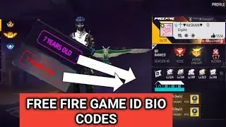 Free Fire game id bio codes