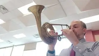 Corno da Tirarsi in Non Komm der Heiden Heiland, BWV 62