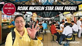 MAXWELL FOOD CENTRE SINGAPORE - Tian Tian Chicken Rice HABIS! Coba Rojak Michelin Star! 😱 - 4K ULTRA