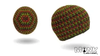 M&uuml;tze h&auml;keln - Moss Stitch Beanie No. 2 - Tweed Style