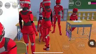 How to set characters position for chicken wing video #sakuraschoolsimulator #editing 