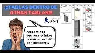 Tablas en Revit nivel profesional: tablas incrustadas | Tutoriales Revit